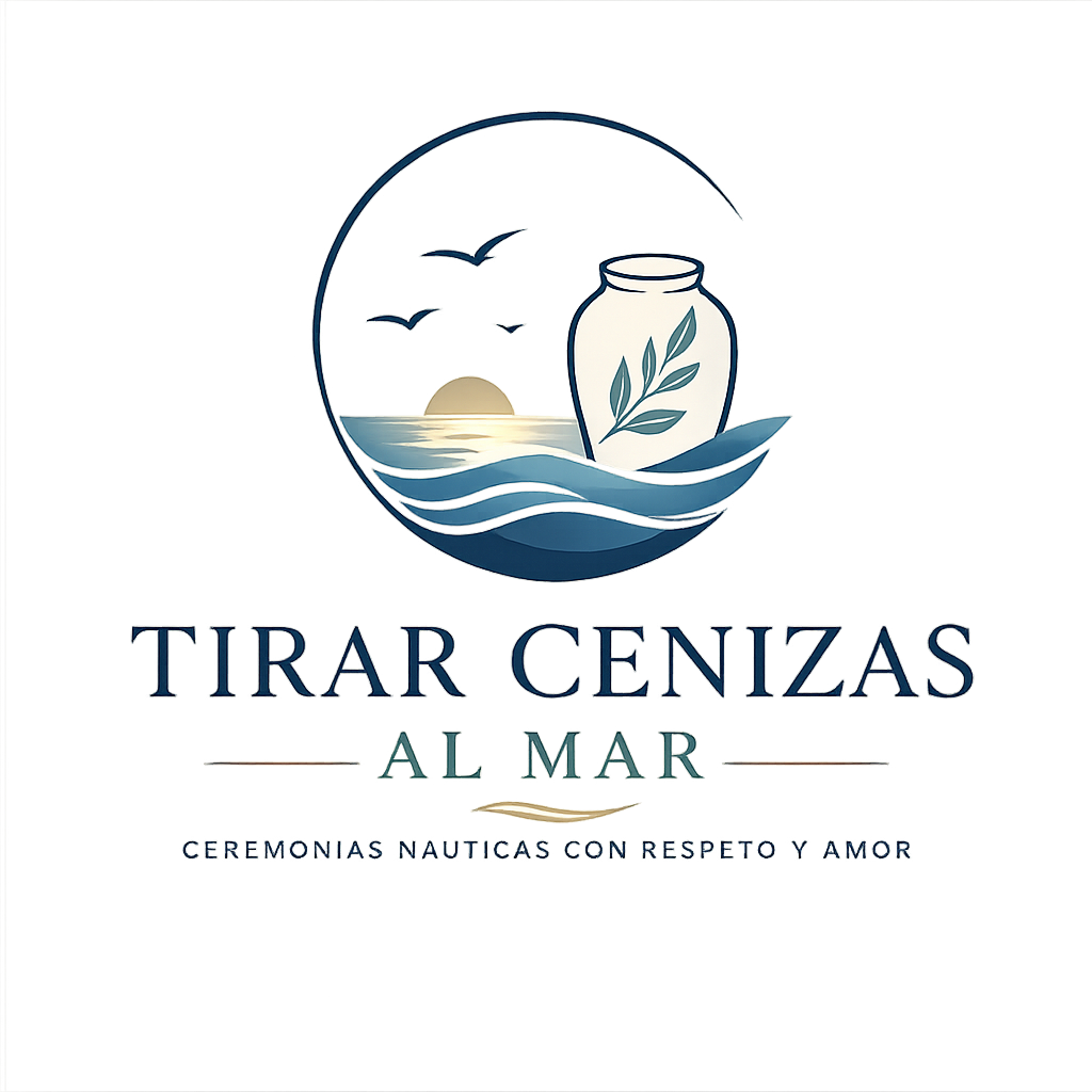 tirar cenizas al mar
